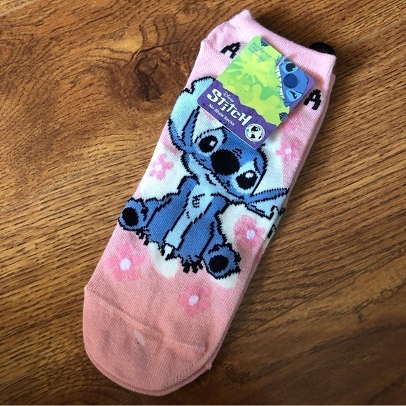 Disney Accessories - Disney Stitch No-Show Socks (size 4-10)